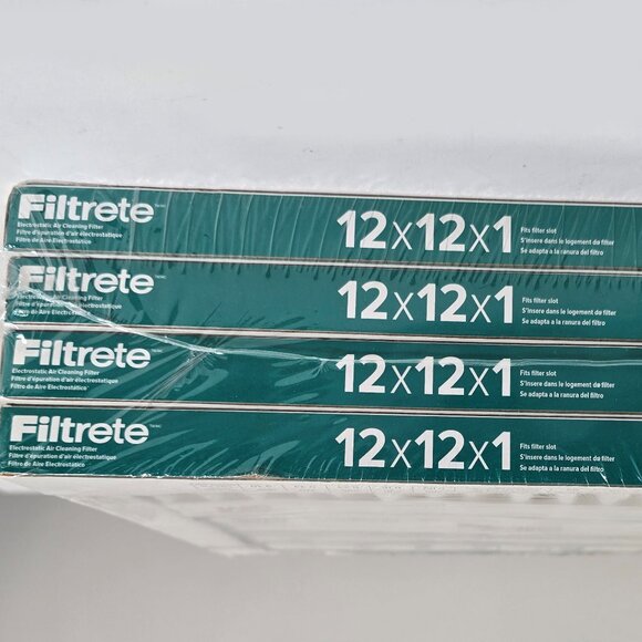 Filtrete 3M 4 Pack Allergen Reduction 1200 12 x 1 2 x 1 Merv 11 Air Filters NEW - Picture 5 of 6